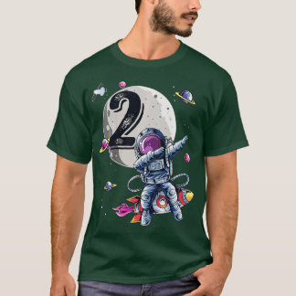 Kinder 2 jaar oud geboortedag, jongen Astronaut Gi T-shirt