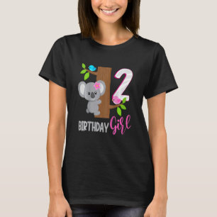 Kinder 2 jaar oud Koala Birthday Koalafied Girl 2e T-shirt
