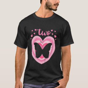 Kinder 2 jaar oud verkuffetter Birthday Girl 2e B T-shirt