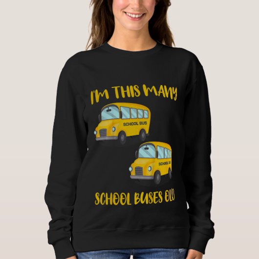 Kinder 2 jaar Oude Jongerenschool Bus Kinder 2e ve Trui (Voorkant)