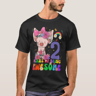 Kinder 2 jaar Oude Tiener 2e verjaardag jongens me T-shirt