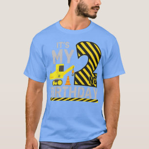 Kinder 2-jarige jongen Het is mijn 2e verjaardag. T-shirt