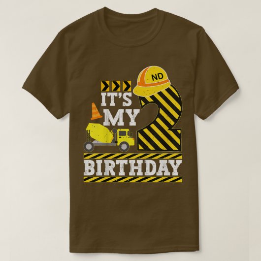 Kinder 2-jarige jongen Het is mijn 2e verjaardag. T-shirt (Design voorkant)