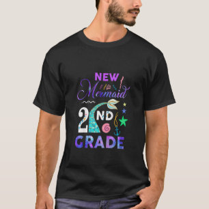 Kinder 2e graads Zeemeerminnende schouderwetse Mei T-shirt