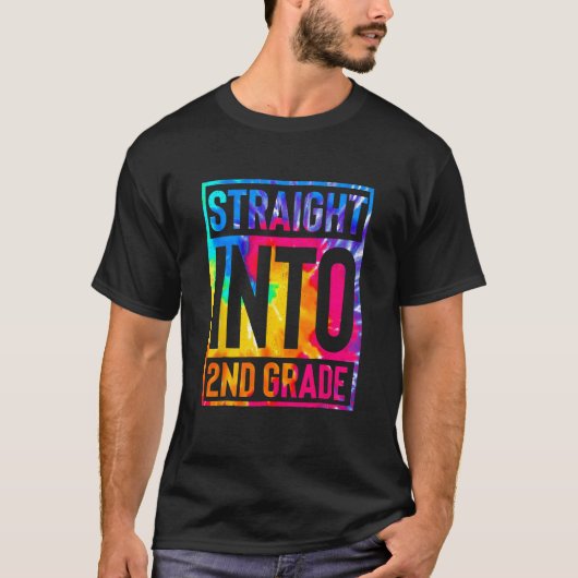Kinder 2e klas eerste schooldag terug naar Dye T-shirt (Voorkant)