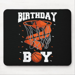 Kinder 2e verjaardag basketbal jongen twee jaar ou muismat