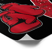 Kinder 2e Verjaardag Boksen Jongen Twee Jaar Oude  Poster (Hoek)