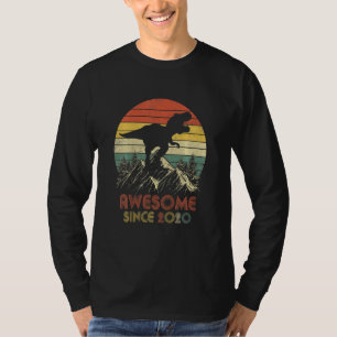 Kinder 2e verjaardag Dinosaur 2 jaar oud Geweldige T-shirt