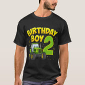 Kinder 2e verjaardag jongen 2 jaar oude Boerderij T-shirt (Voorkant)