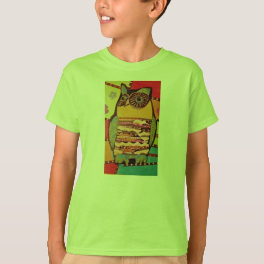 Kinder 3/4 Sleeve T-shirt met helder ontwerp (Voorkant)