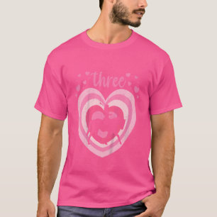 Kinder 3 jaar oud paardenrennen met paardenpest 3 t-shirt