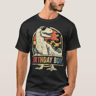 Kinder 3 jaar oud Shirt 3e verjaardag Boy T Rex Di
