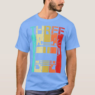 Kinder 3 jaar oude brandkraan Derde verjaardag T-shirt