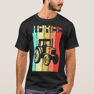Kinder 3 jaar oude tractor verjaardag derde 3e ver t-shirt