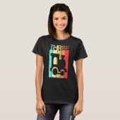 Kinder 3 jaar oude treinstel Derde derde verjaarda T-shirt (Voorkant volledig)