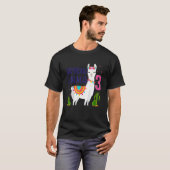 Kinder 3 jaar verjaardag Llama Familie 3 jaar oud T-shirt (Voorkant volledig)