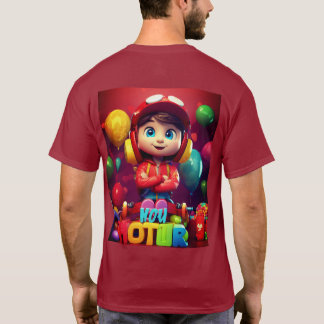 KINDER 3D ONTWERP VOOR SCHATTIGEE JONGEN T.SHIRT T-SHIRT