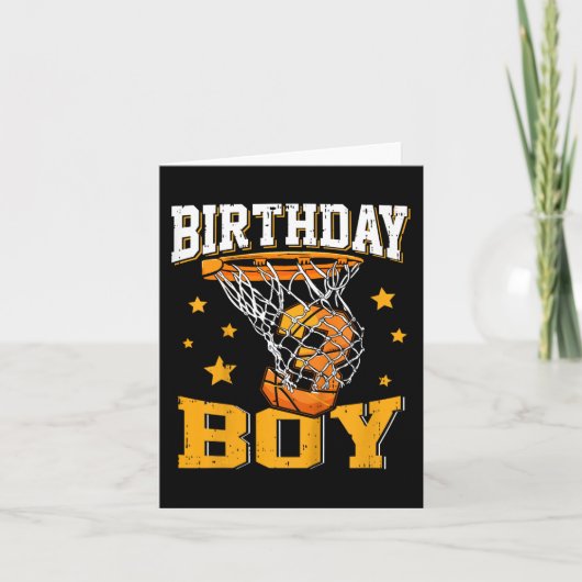 Kinder 3e derde 3 drie jaar Happy Birthday Boy Bas Kaart (Voorkant)