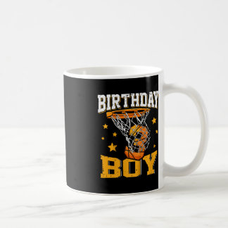 Kinder 3e derde 3 drie jaar Happy Birthday Boy Bas Koffiemok