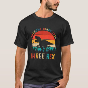 Kinder 3e verjaardag 3e verjaardag cadeaus derde d t-shirt