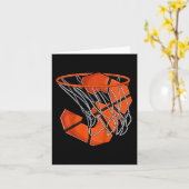Kinder 3e Verjaardag Basketbal Kinder Kaart (Gele Bloem)