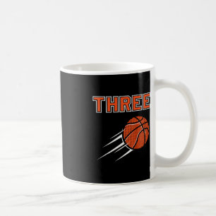 Kinder 3e Verjaardag Basketbal Party Jersey 3 jaar Koffiemok
