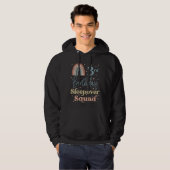 Kinder 3e verjaardag Boho Rainbow Sleepover Squad Hoodie (Voorkant volledig)