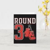 Kinder 3e Verjaardag Boksen Jongen 3 Jaar Oude Bok Kaart (Gele Bloem)