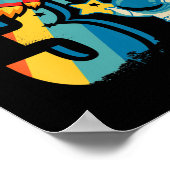 Kinder 3e verjaardag Buitenruimtetransport Ik ben Poster (Hoek)