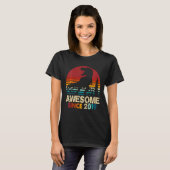 Kinder 3e verjaardag Dinosaur Rex Geweldige 2019 3 T-shirt (Voorkant volledig)