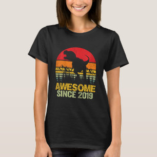 Kinder 3e Verjaardag Jongen Dinosaurus Rex 3 Jaar T-shirt