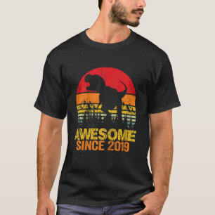 Kinder 3e Verjaardag Jongen Dinosaurus Rex 3 Jaar T-shirt