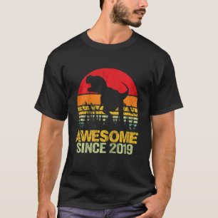 Kinder 3e Verjaardag Jongen Dinosaurus Rex 3 Jaar T-shirt