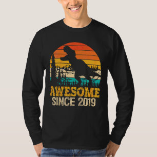 Kinder 3e Verjaardag Jongen Dinosaurus Trex 3 Jaar T-shirt