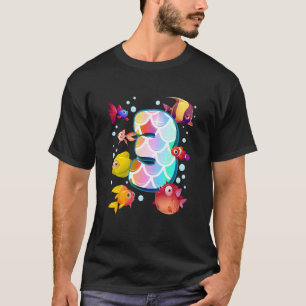Kinder 3e verjaardag Regenboogvissen Tetra Populai T-shirt