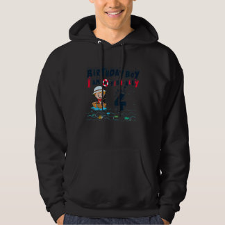 Kinder 4-jarige kleine vissersjongen Vist kinderen Hoodie