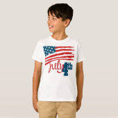 Kinder 4 juli T-shirt (Voorkant volledig)