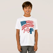 Kinder 4 juli T-shirt (Voorkant volledig)