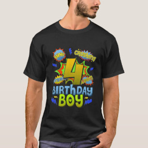Kinder 4e verjaardag 4 jaar oud 4e verjaardag Kind T-shirt