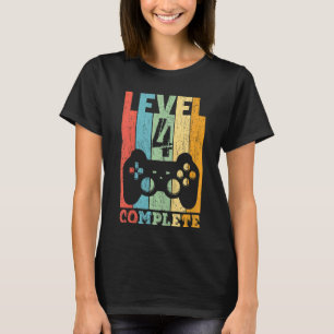 Kinder 4e verjaardag Jongen Meisniveau 4 jaar 2018 T-shirt