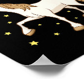 Kinder 4e Verjaardag Party Horse Rider Ridi Poster (Hoek)