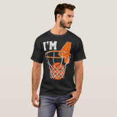 Kinder 4e Verjaardag Shirt Boy Basketbal Kinder Vi (Voorkant volledig)