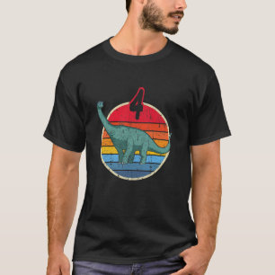 Kinder 4e verjaardag van Brachiosaurus Diplodocus T-shirt
