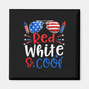 Kinder 4th of July rood wit en cool patriottische Magneet