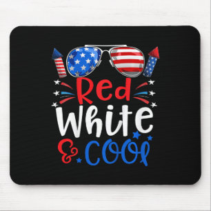 Kinder 4th of July rood wit en cool patriottische Muismat