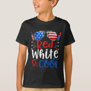 Kinder 4th of July rood wit en cool patriottische T-shirt