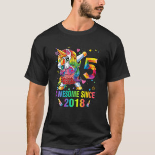 Kinder 5 jaar oud 5 jaar oud 5 jaar oud Unicorn Da T-shirt