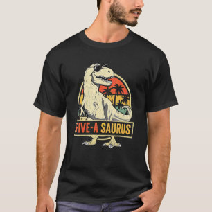 Kinder 5 jaar oud dinosaurus 5 jaar oud t-shirt