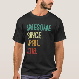 Kinder 5 jaar oud Geweldige sinds april 2018 5e ge T-shirt