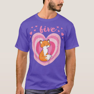 Kinder 5 jaar oud kind 5 jaar oud meisje 5 dag oud t-shirt